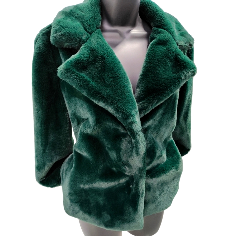 Green Emerald Teddy Coat